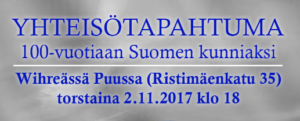 Suomi 100 -yhteisötapahtuma @ Wihreä Puu | Tampere | Suomi