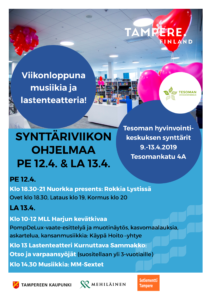Tesoman hyvinvointikeskuksen synttäriviikko @ Tesoman hyvinvointikeskus | Tampere | Suomi