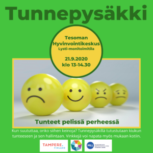 Tunnepysäkki, Monitoimitila Lysti @ Tesoman hyvinvointikeskus | Tampere | Suomi
