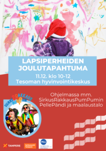 Lapsiperheiden joulutapahtuma @ Tesoman hyvinvointikeskus 1.krs | Tampere | Suomi