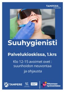 Suuhygienistin avoin vastaanotto, Palvelukioski 1.krs @ Tesoman hyvinvointikeskus | Tampere | Suomi