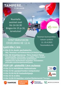 Tesoman hyvinvointikeskuksen 5-vuotissynttärit @ Tesoman hyvinvointikeskus | Tampere | Pirkanmaa | Suomi