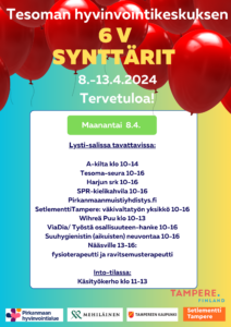 Monialaista neuvontaa ja toimintojen esittelyä Lysti-salissa @ Tesoman hyvinvointikeskus | Tampere | Pirkanmaa | Suomi